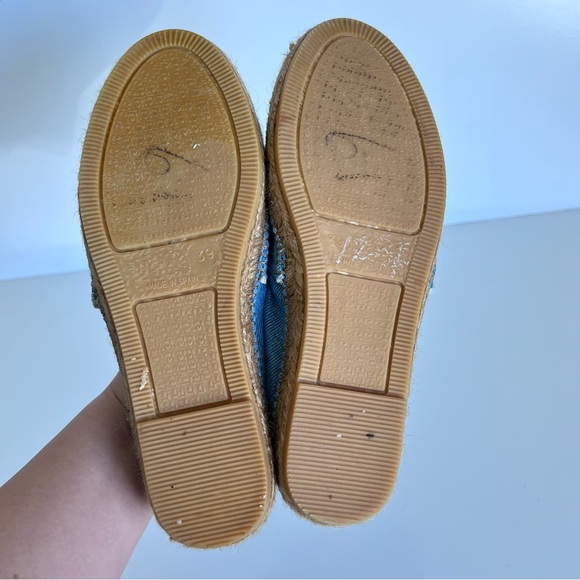 Viscata Women’s Denim Embroidered Espadrilles - Picture 9 of 10